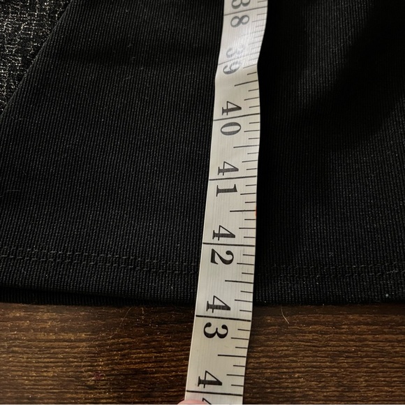 Ashley Stewart LBD Black Dress with Gold Accents Size 14-16W 3/4 Sleeve - Picture 4 of 12